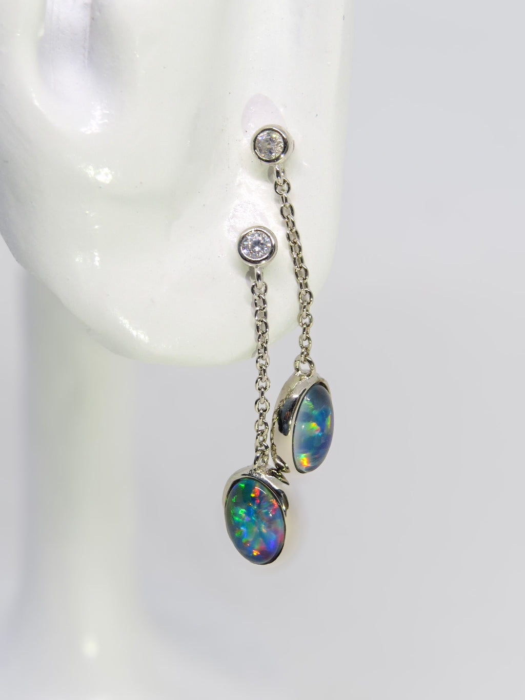 Triplet Drop Earrings