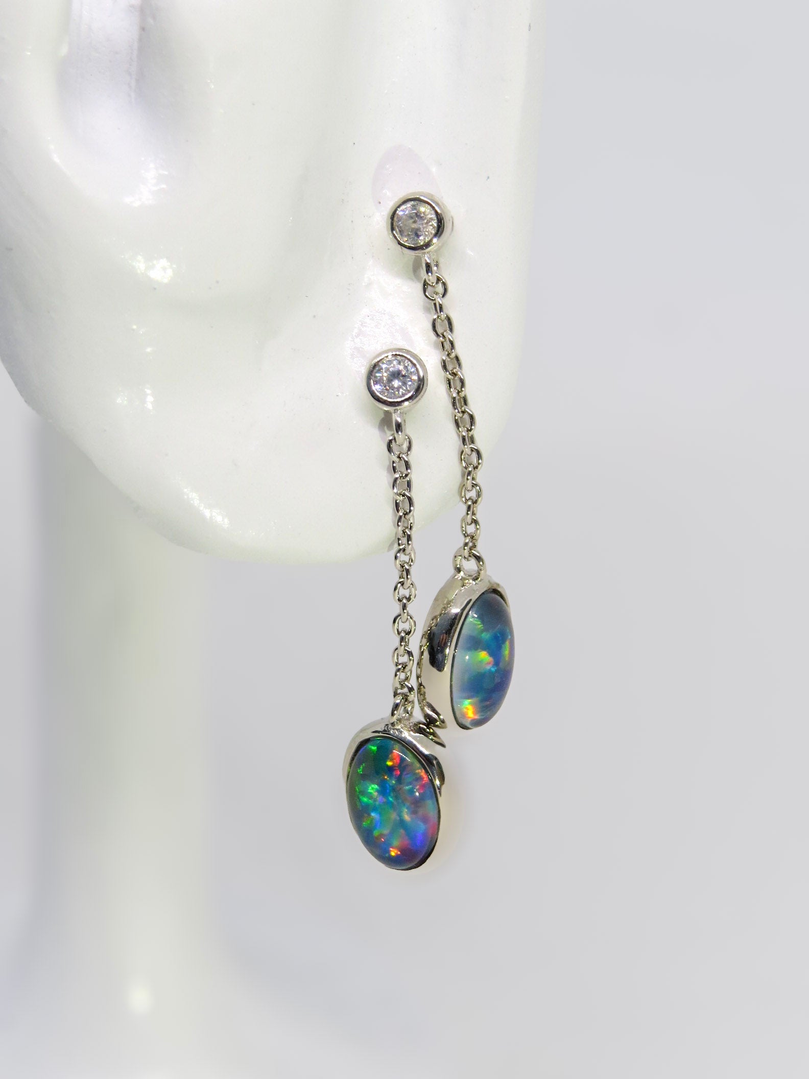 Triplet Drop Earrings