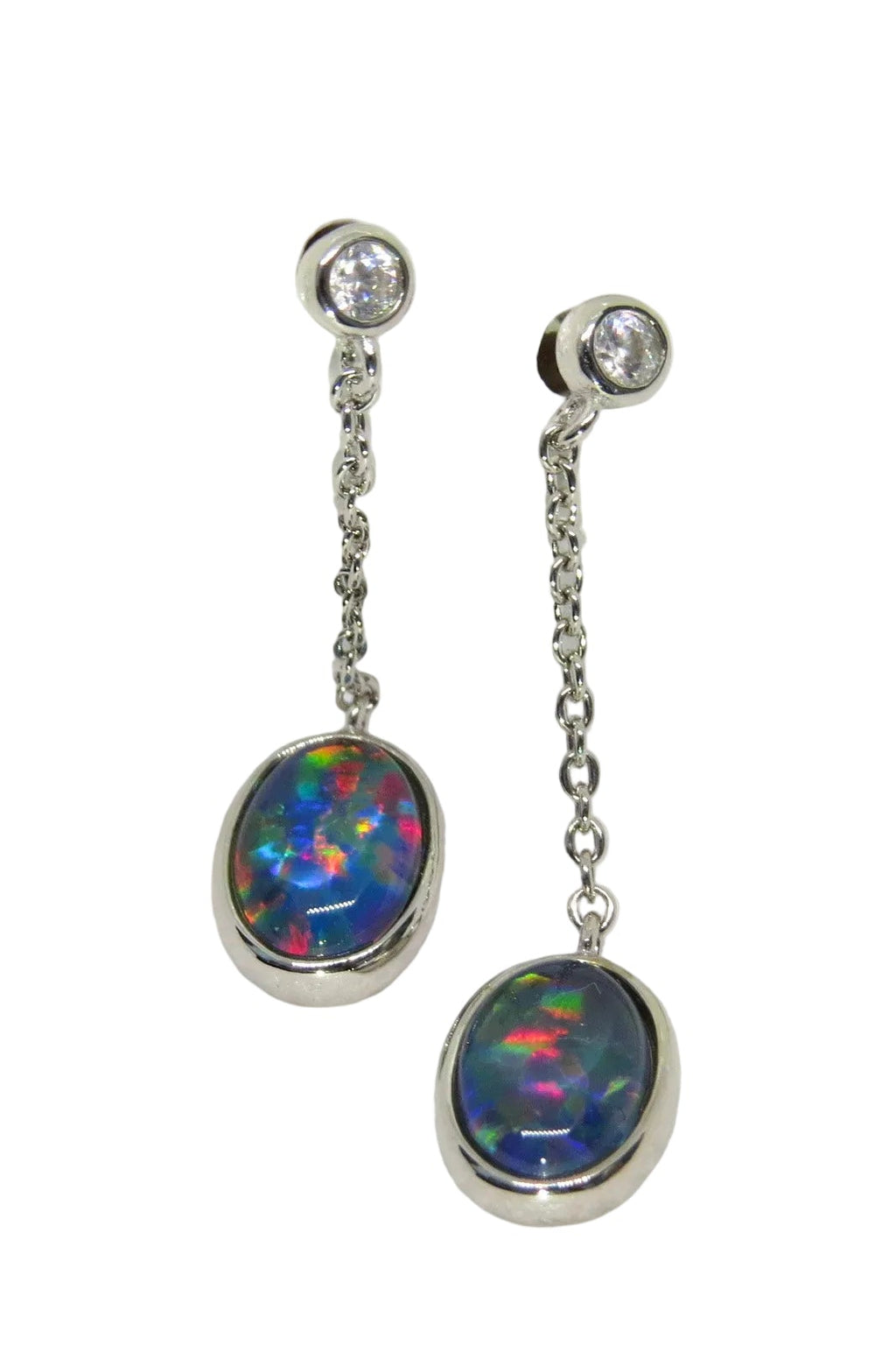 Triplet Drop Earrings